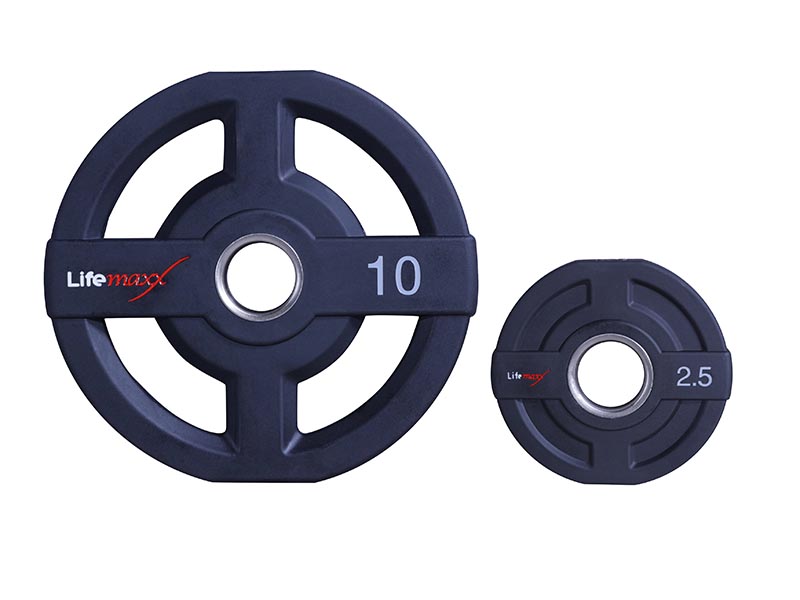 Lifemaxx PU Olympiascheiben 50mm, 1,25kg         