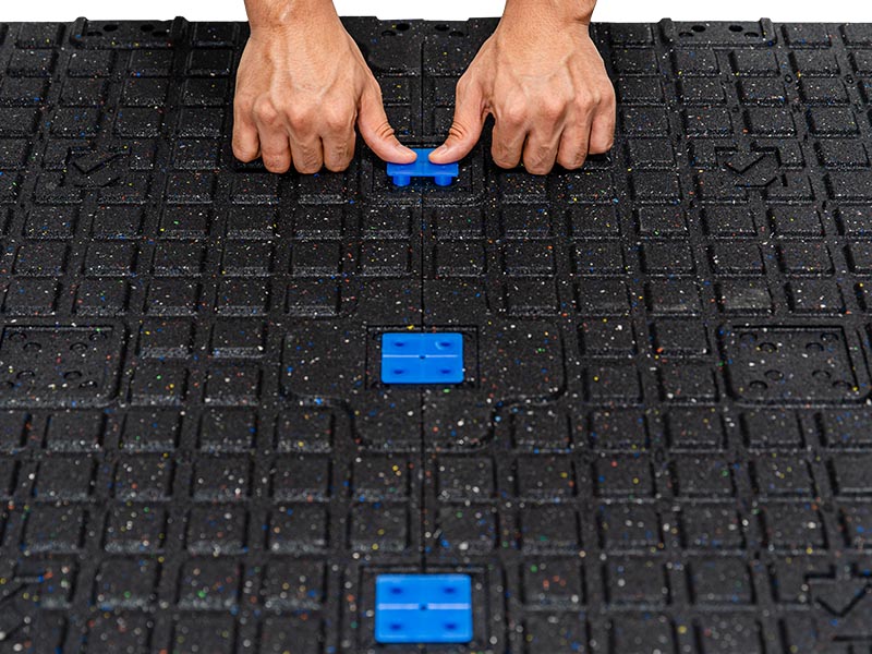 FitFloorz by MoveGroup Fitness Gummiboden Connect, Platte 20mm